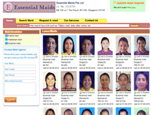Tablet Screenshot of essentialmaids.com
